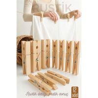 12’li Ahşap Mandal Seti – Doğal Görünümlü, Çok Amaçlı, Dayanıklı Yaylı Tasarım