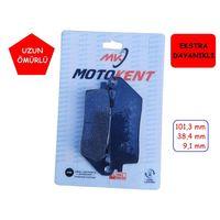 MONDİAL Mondial Ön Fren Disk Balatası Fa196 Mtk Z-One 180, Cbr250 Kawasaki Z750 (2007-10) - Suzuki İnazuma
