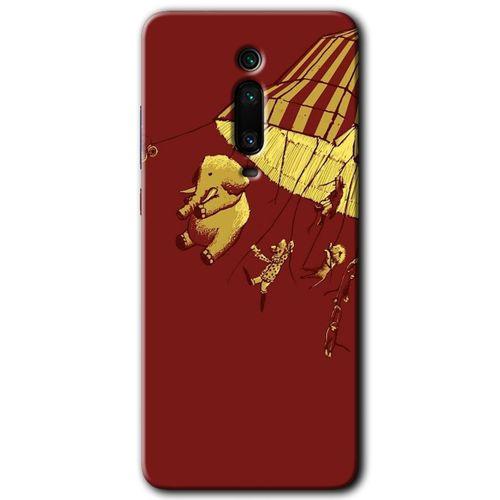 Xiaomi Mi 9T Kılıf Kapak - Zoo +Hayalet Ekran Yandan Gözükmez