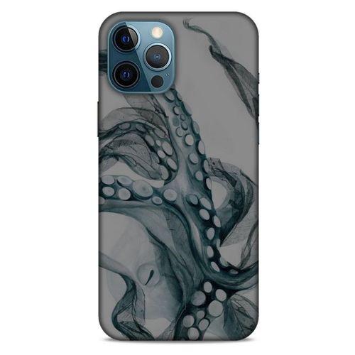 Y.Liva-2020 (Ahtapot) Apple iPhone 12 Pro Max Kılıf Silikon Kapak Desenli