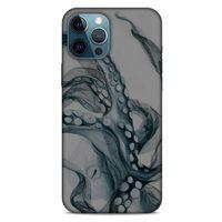 Y.Liva-2020 (Ahtapot) Apple iPhone 12 Pro Max Kılıf Silikon Kapak Desenli