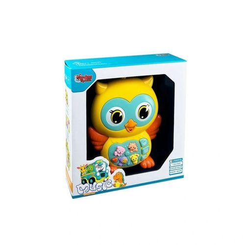 Eğitici Oyuncak JLG-855-101A KUT IŞIKLI VE MÜZİKLİ BAYKUŞ BEBEK