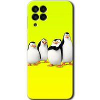 Galaxy M33 Kılıf HD Desen Baskılı Arka Kapak - Penguenler