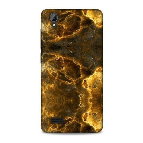 Mermer Desenli (9) Tema Kılıf Koyu Kahverengi Vestel Venüs V5 Kılıf