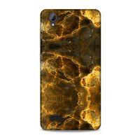 Mermer Desenli (9) Tema Kılıf Koyu Kahverengi Vestel Venüs V5 Kılıf