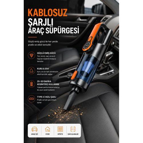 Araç İçi Temizlik İçin El Süpürgesi