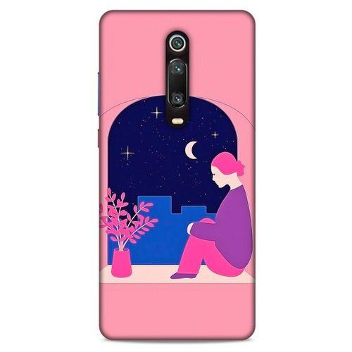 Xiaomi Redmi K20 Pro Kılıf Depresyon (3) Kapak Lacivert Turuncu