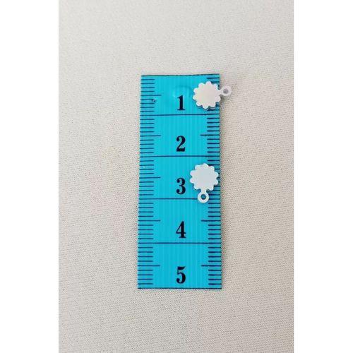 Oya Abiye Bileklik Kolye Pleksi Metalik Plastik Pul Gümüş Renk 24 gram 300 adet - BNC578