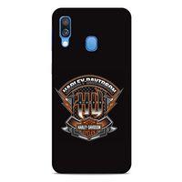 Samsung Galaxy A40 Uyumlu Kılıf Motorsiklet (39) Liquid Crystal Kılıf Harley Davidson
