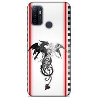 Lopard Huawei P40 Uyumlu Kılıf Tattoo's (49) Ultra Silikon Kılıf Dragon Love