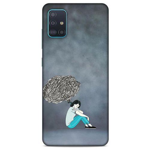 Samsung Galaxy A51 Kılıf Depresyon (5) Koruma Kabı Fuşya