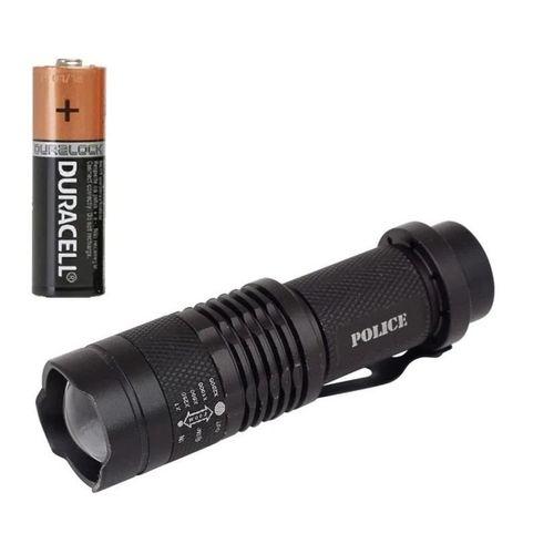 Cree Q5 Led Zoomlu  Pilli Mini Feneri 14500 Pil İle Çalışma Özelliği