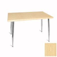 Dockers Manolya Mutfak Masası 80x120 Kromnikel (Werzalit, Wermodin ve Allzalit Tabla) - Akçaağaç