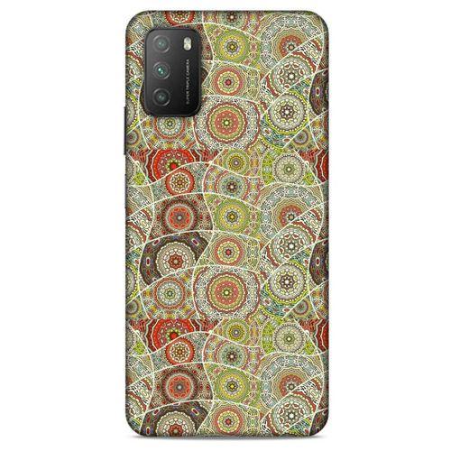 Lopard Xiaomi Poco M3 Uyumlu Kılıf Ethnic Culture (52) Kabı