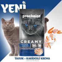 ProChoice Creamy Tavuklu Karidesli Krema Kedi Ödülü 4x15 Gr