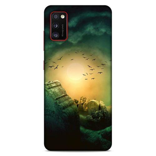 Lopard Samsung Galaxy A41 Uyumlu Kılıf Manipülasyon ☻ (12) Koruyucu Silikon Desenli