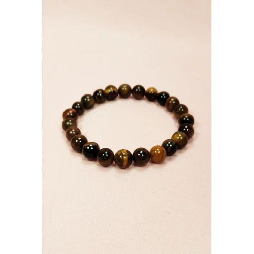 Kaplan Gözü Doğal Taş Bileklik Kutulu