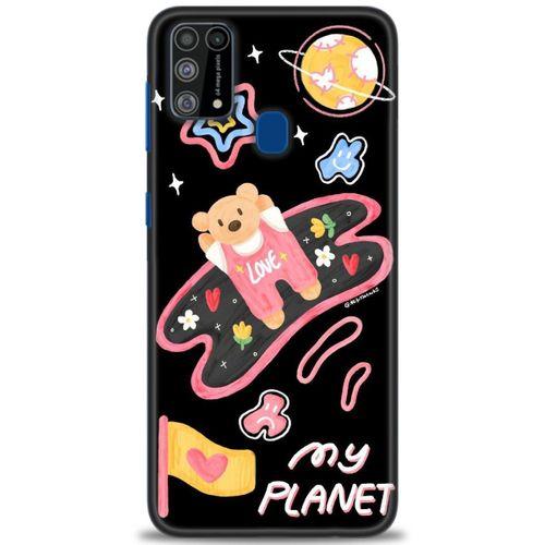 Samsung Galaxy M31 Kılıf HD Baskılı Kılıf - My Planet + Tam Ekran Koruyucu