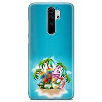 Xiaomi Redmi Note 8 Pro Kılıf Terlik Gözlük Dondurma Arka Kapak Koruma Desenli Full Koruyucu