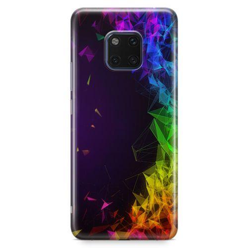 Huawei Mate 20 Pro Kılıf Prizma Arka Kapak Koruma Desenli Full Koruyucu