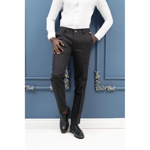 Notra Regular Fit Pamuklu Dokulu Kışlık Gabardin Pantolon