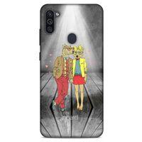 Samsung Galaxy M11 Kılıf FunnyMaX (35) Fit Design Kılıf Gri