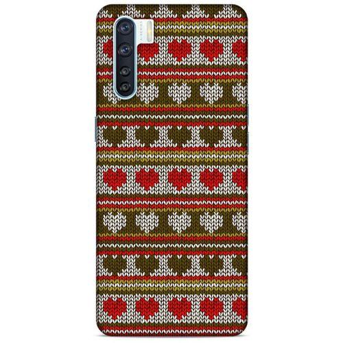 Kazak (10) Desenli Silikon Kapak Oppo A91 Kılıf