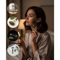 Yeşim Taşı Yüz Masaj Seti Şişlik Azaltıcı 2 Parça