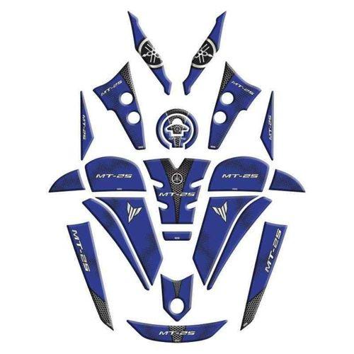 SEVGENT Yamaha Mt25 2020 - 2024 Uyumlu Full Tank Pad Set 005