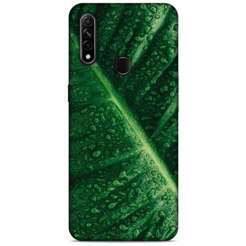 Lopard Oppo A31 Uyumlu Kılıf Bahar (31) TPU Kılıf Nemli Yaprak