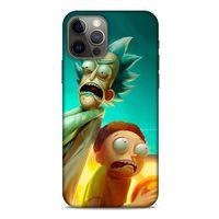 Apple iPhone 12 Pro Uyumlu Kılıf Rick And Morty (24) Darbe Emici Kılıf Frank Palicky