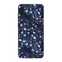 Samsung Galaxy M11 Uyumlu Kılıf Utopia (36) Glitter Kılıf Kahverengi
