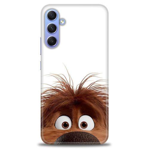 Samsung Galaxy A34 Kılıf HD Baskılı Kılıf - Sevimli Köpek + Tam Ekran Koruyucu