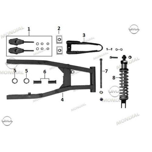 MONDİAL Rx1 Enduro Arka Zincir Gegi Grubu Orj