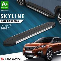 S-Dizayn Peugeot 3008 2 Skyline Krom Yan Basamak 183 Cm 2016-2023 A+ Kalite