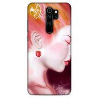 Xiaomi Redmi Note 8 Pro Uyumlu Kılıf Pembe Delisi (26) Tpu Silikon Kılıf Kiraz