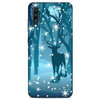 Samsung Galaxy A70 Kılıf Snowix (28) Arka Kapak Mavi Koyu