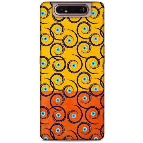 Nazarium (32) Desenli Silikon Kapak Samsung Galaxy A80 Kılıf