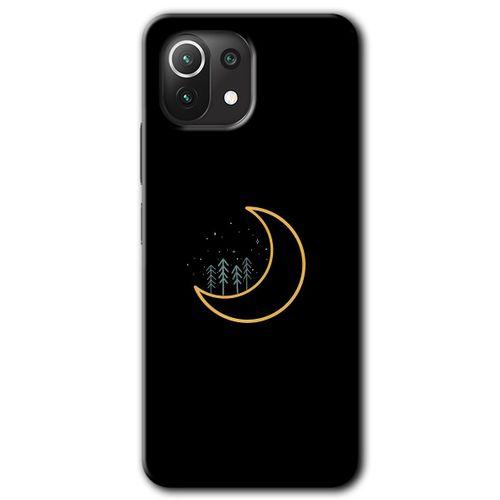Potkal Hediye Fabrikası Xiaomi Mi 11 Lite Kılıf HD Desen Baskılı Arka Kapak - İyi Geceler
