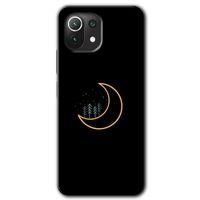 Potkal Hediye Fabrikası Xiaomi Mi 11 Lite Kılıf HD Desen Baskılı Arka Kapak - İyi Geceler