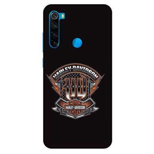 Xiaomi Redmi Note 8 Uyumlu Kılıf Motorsiklet (39) Liquid Crystal Kılıf Harley Davidson