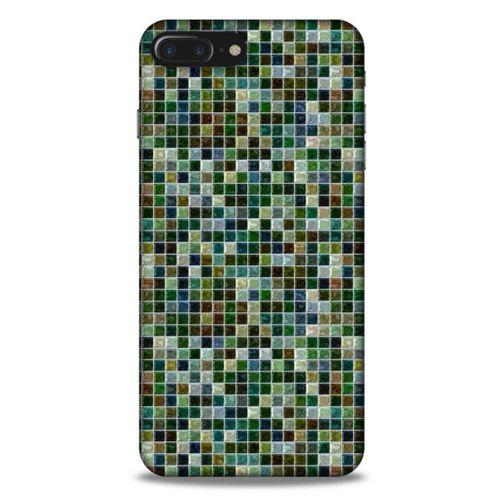 Mermer Desenli (29) Tema Arka Koruma Kılıfı Haki Apple Iphone 7 Plus Kılıf