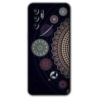 Oppo Reno 6 Kılıf HD Desen Baskılı Arka Kapak - Gezegen Döngüsü