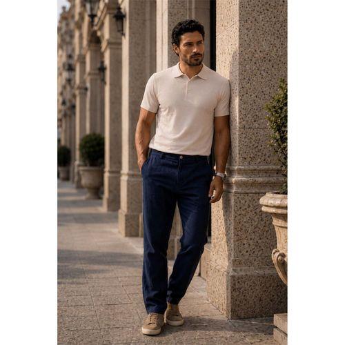 Newman Regular Fit Düğmeli Polo Yaka Viskon Triko Erkek T-Shirt - Kum Beji