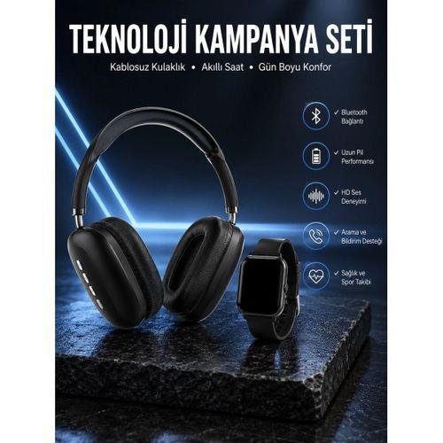 Boyun Bantlı Kulaklık Ve 7 Kordonlu Yeni Nesil Akıllı Saat Kampanyası Yüksek Ses Kaliteli