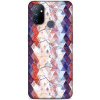 Huawei P40 Pro Kılıf Pastel Renkler (3) Kapak Kırmızı Lacivert