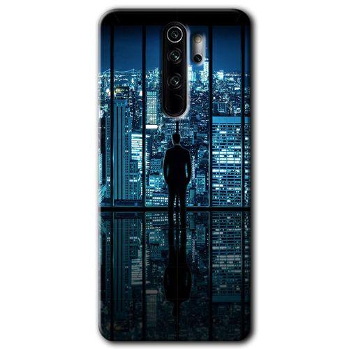 Xiaomi Redmi Note 8 Pro Kılıf Baskılı Arka Kapak - Şehir Manzarası +Tam Ekran Koruyucu