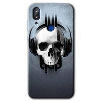 Vestel E5 HD Baskılı Kılıf + 9D Tam Ekran Koruyucu - Müzik Kurukafa