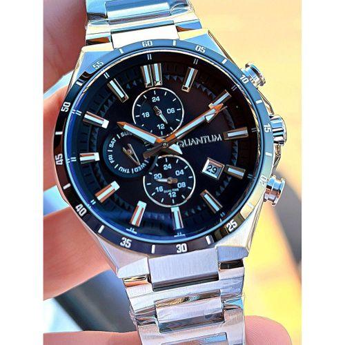 Quantum Çelik Kordon İtalyan Bileklikli 10 Atm Suya Dayanıklı 2 Yıl Garantili Erkek Kol Saati EQ.360