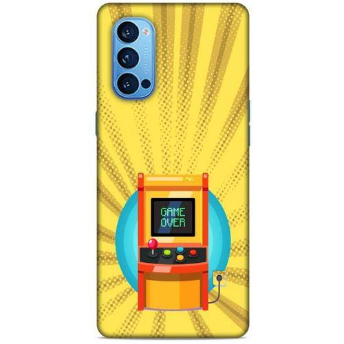 Retro (32) Desen Soft Silikon Kılıf Renkli Oppo Reno 4 Pro Kılıf